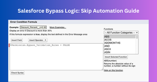 salesforce-bypass-logic