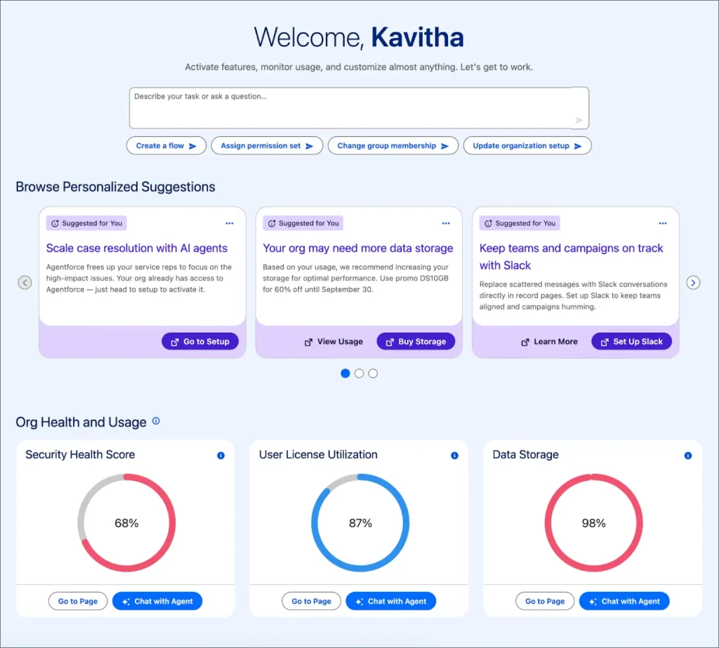 Setup Powered by Agentforce for Salesforce Admins 1 setup agentforce 1