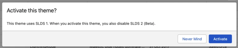How to Future-Proof Your Salesforce UI with SLDS 2? 8 activate theme