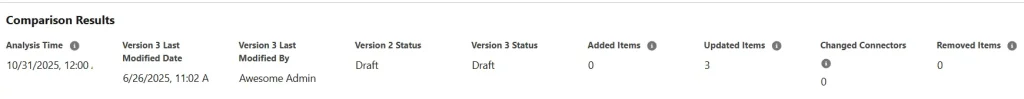 Flow Version Comparison Tool for Salesforce Admins 4 flow-comparison-result