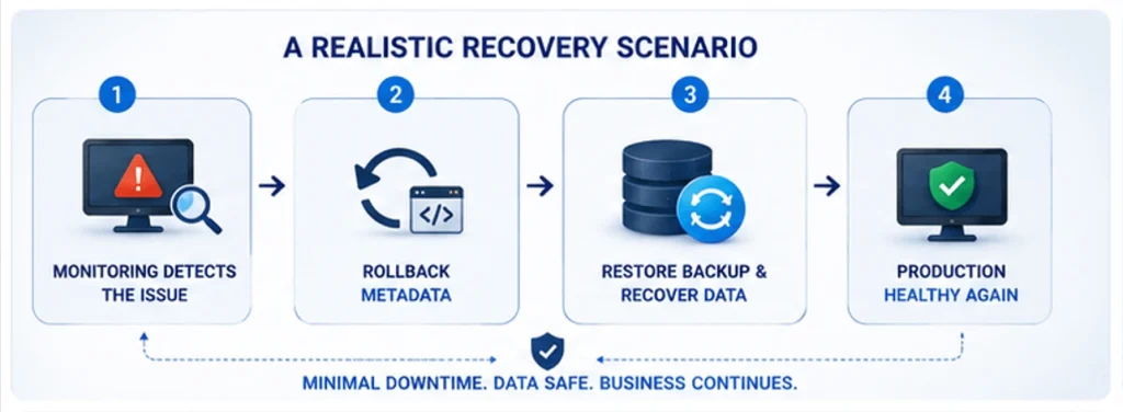 Salesforce Release Management: How to Deploy More 4 A Realistic Recovery Scenario