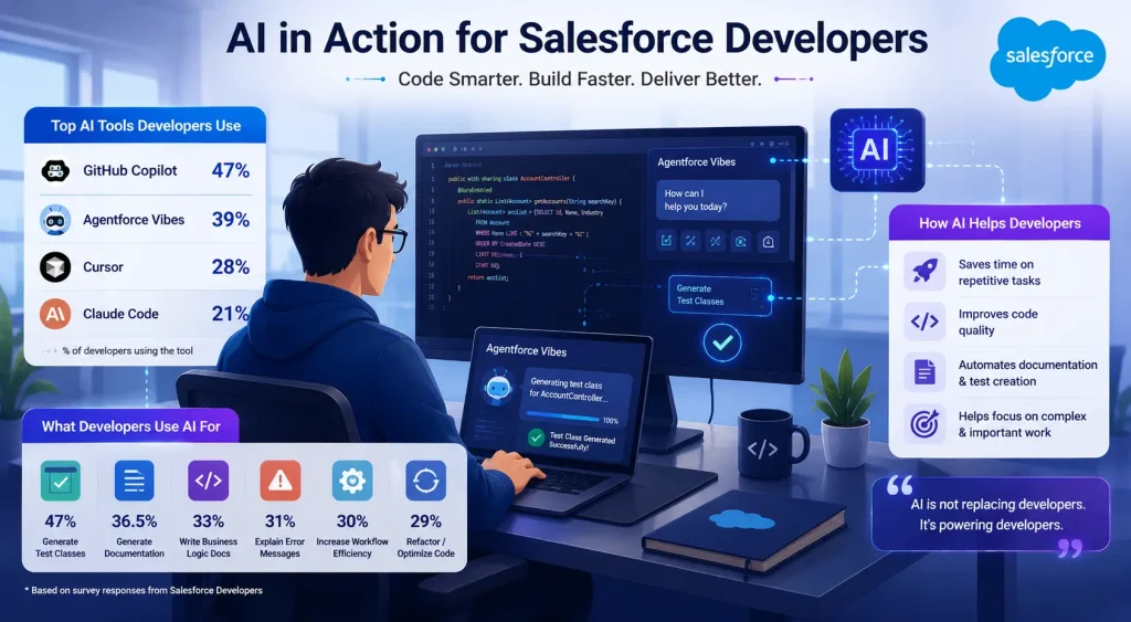 Why Are Salesforce Admins Behind Developers in AI Adoption? 2 AI tools for Salesforce developers