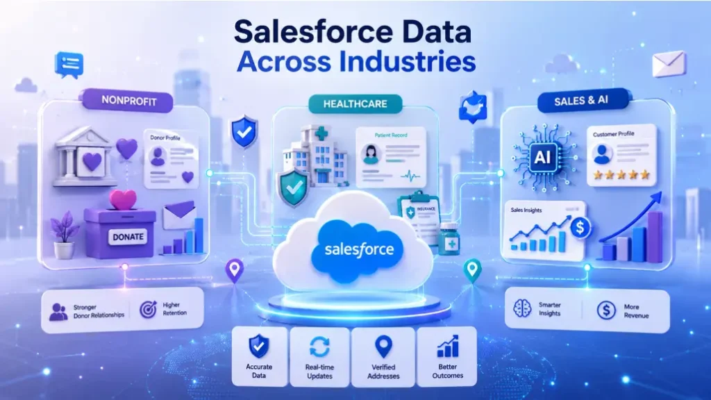 How to Improve Salesforce Data Quality for Better Business Growth 2 Salesforce Data Across Industries