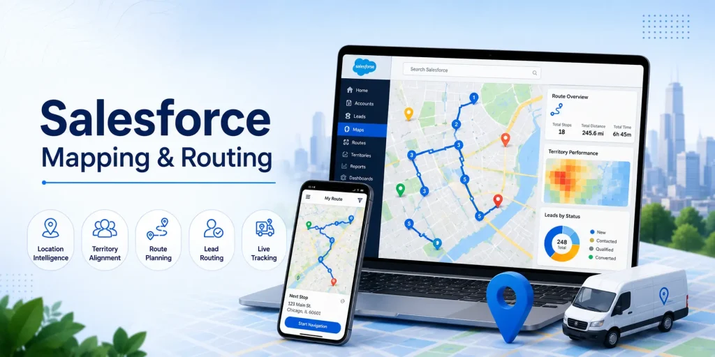 14 Ways Salesforce Mapping and Routing Can Improve Business Performance 1 Salesforce mapping and routing interface