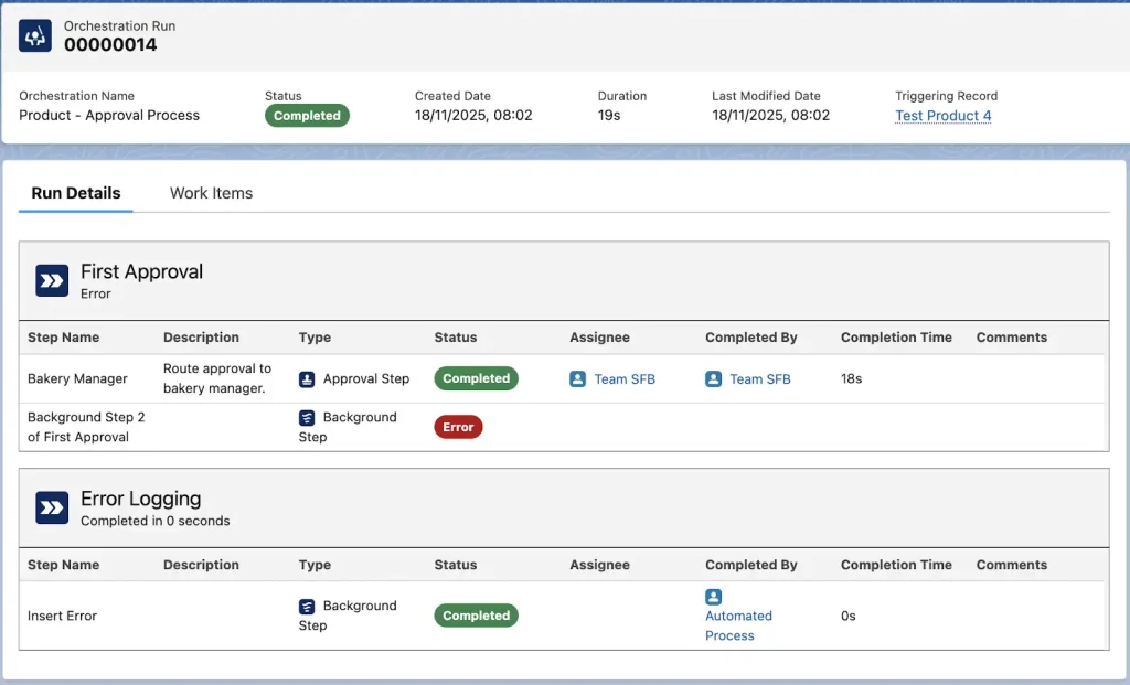How to Troubleshoot Flow Approvals in Salesforce Flow Builder 5 Approval list screen