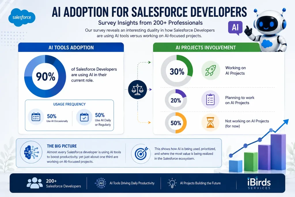 AI Adoption for Salesforce Developers: Insights from 200+ Professionals 1 Salesforce AI Adoption Insights Dashboard