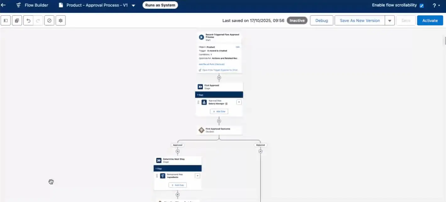 How to Troubleshoot Flow Approvals in Salesforce Flow Builder 2 flow builder