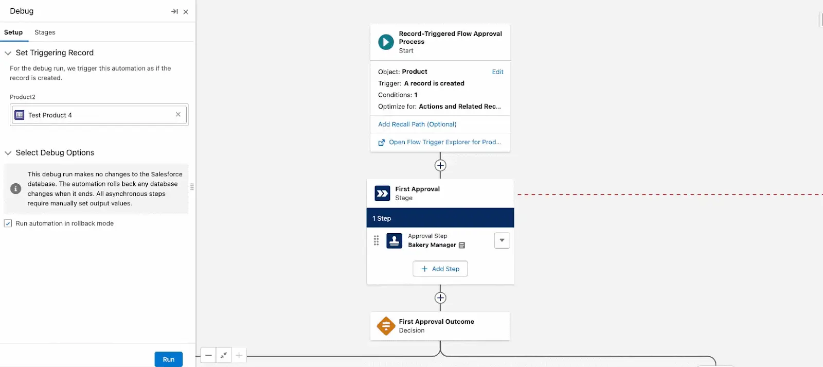 How to Troubleshoot Flow Approvals in Salesforce Flow Builder 8 flow debug screen second