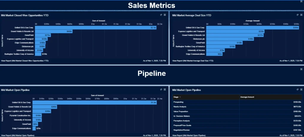 5 Ways to Optimize and Scale RevOps Reporting in Salesforce 3 sales matrix